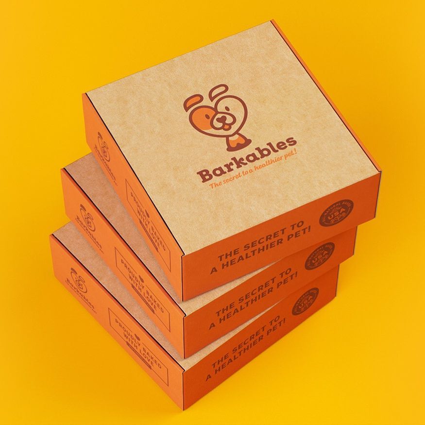 Barkables box product photography example