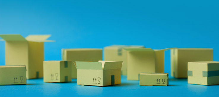 Boxes marked fragile