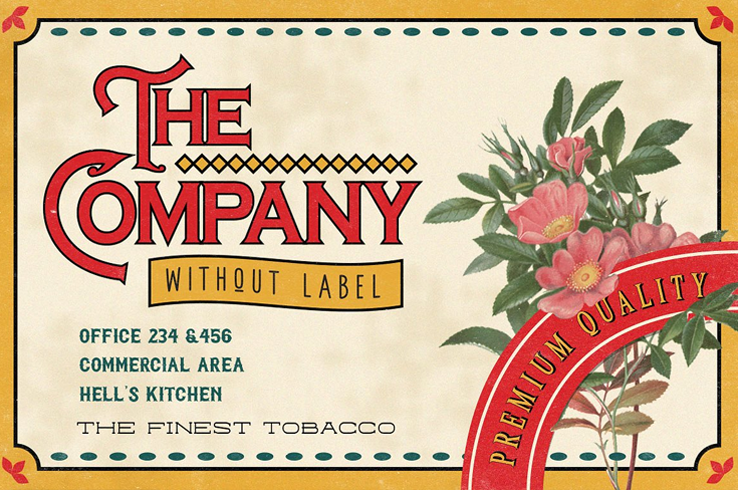 Euphoria Font Family Retro Label