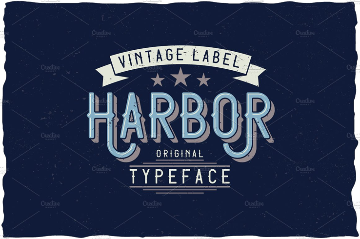Harbor Label Typeface