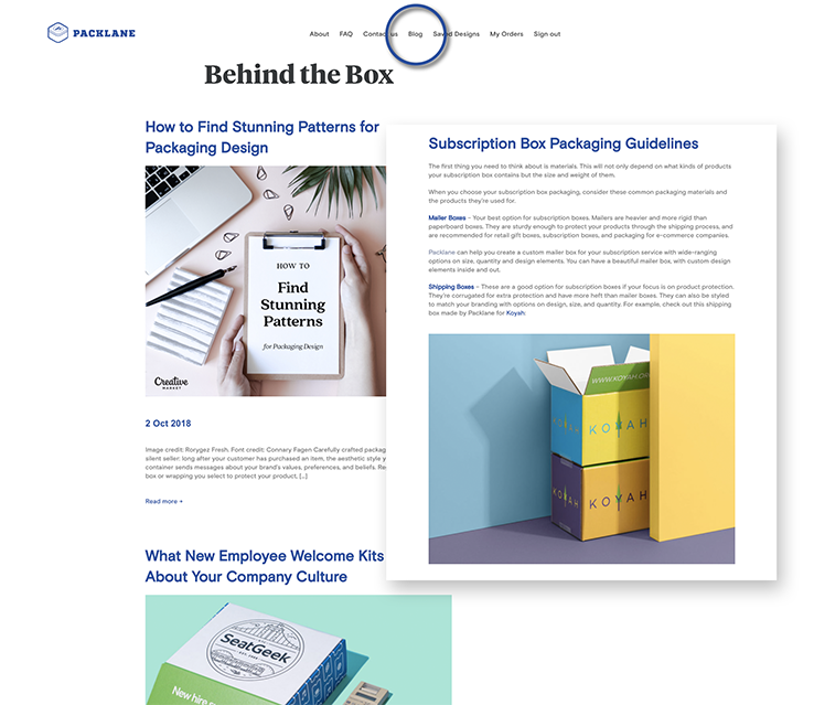 Start builiding brand community on the Packlane blog