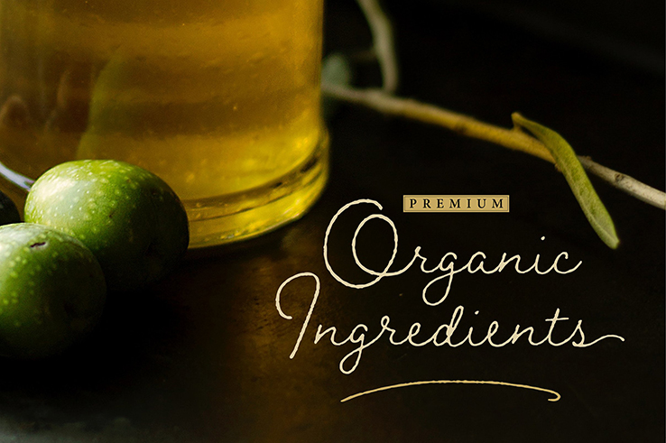 Premium organic ingredients