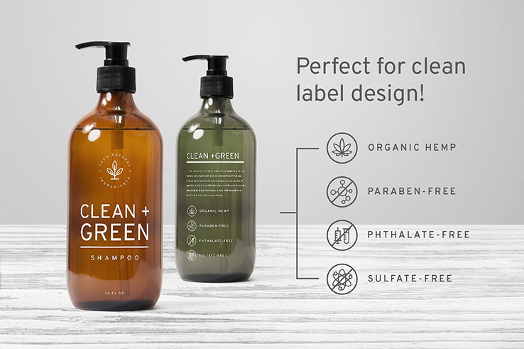 Clean and green shampoo