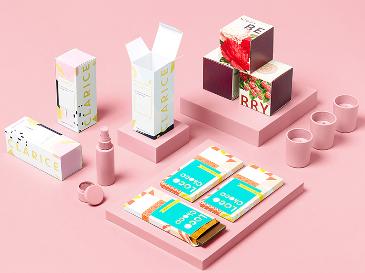 Choco loco custom folding carton box by Packlane