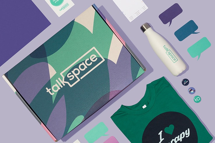 Talkspace custom packaging by Packlane