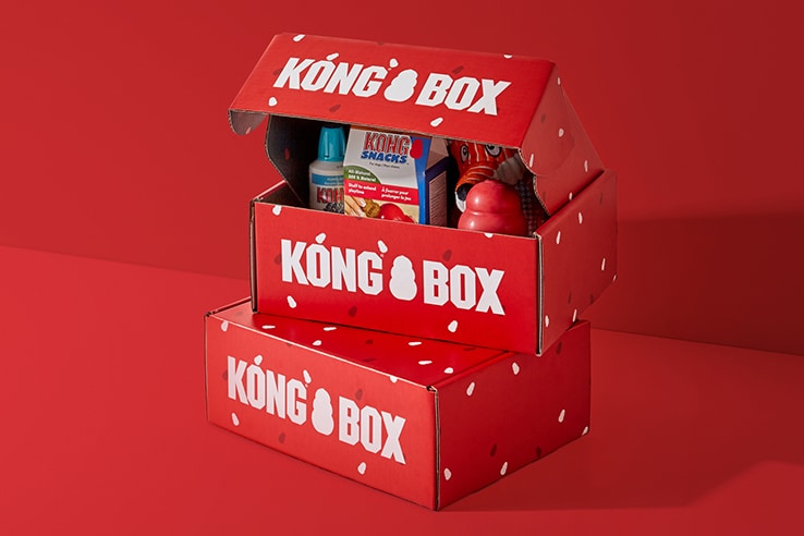 Custom mailer box for KONG by Packlane