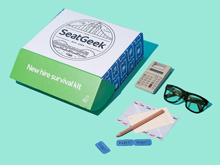 Seatgeek employee welcome kit